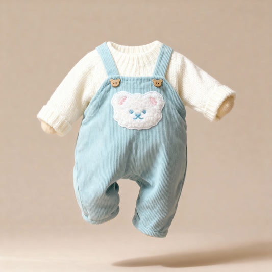 Oblečenie - Modrý overálik